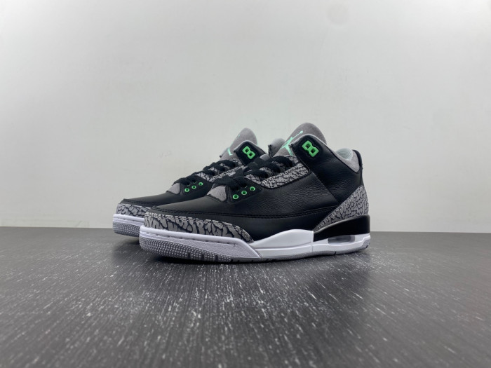 air jordan 3 “green glow” ct8532-031