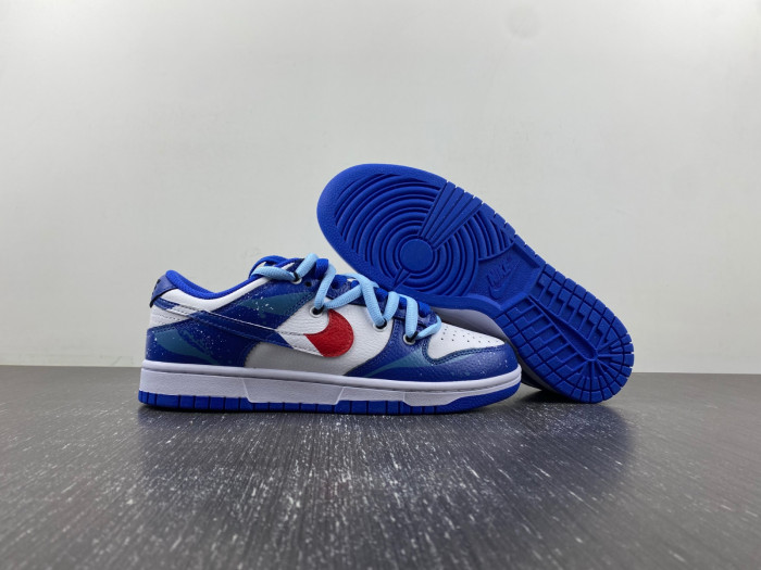 nike sb dunk low pepsi deconstruct strap fd9064-110