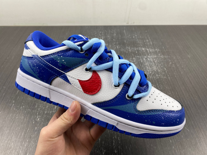 nike sb dunk low pepsi deconstruct strap fd9064-110