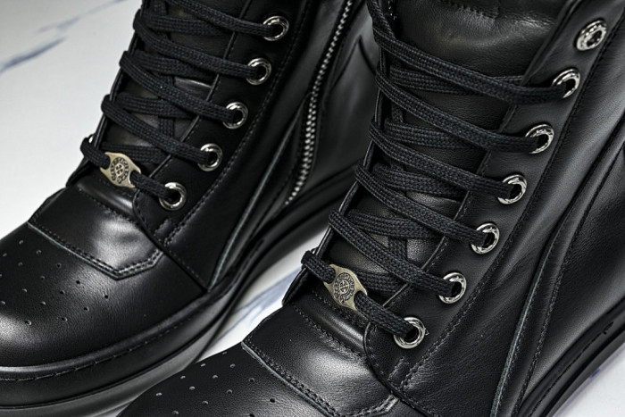 r1ck 0wens x chrom*hearts sneaker