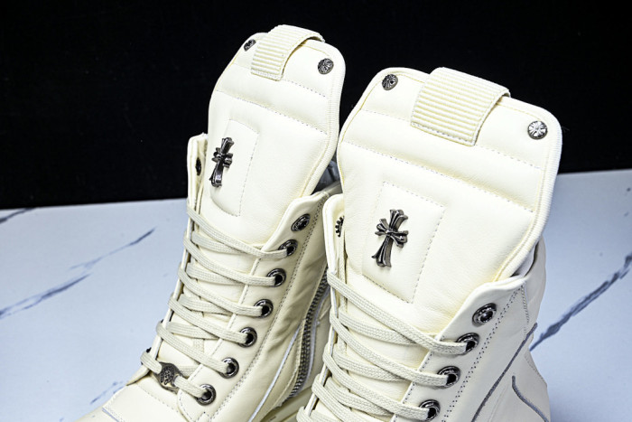 r1ck 0wens x chrom*hearts sneaker