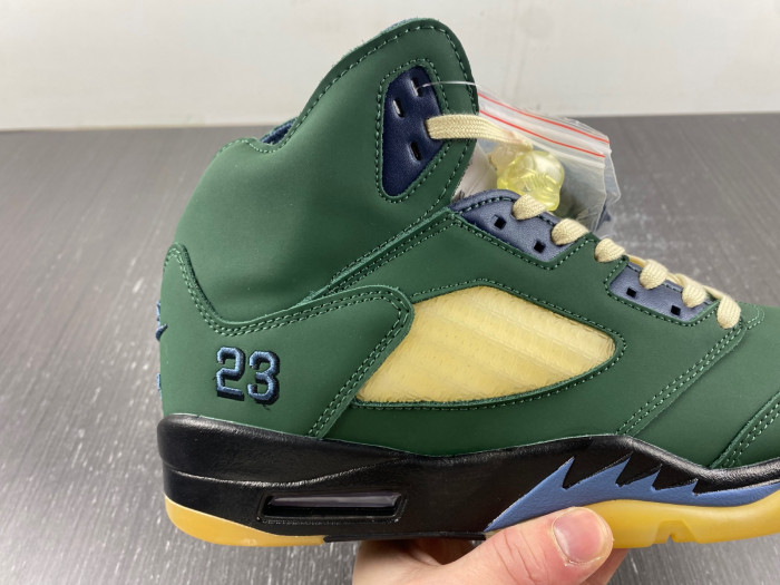 air jordan 5 "navy green” amm fz5758-003