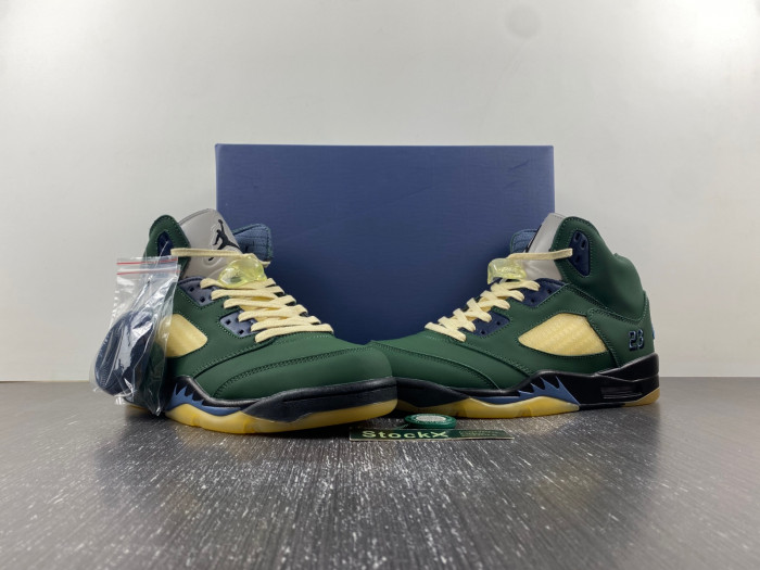 air jordan 5 "navy green” amm fz5758-003