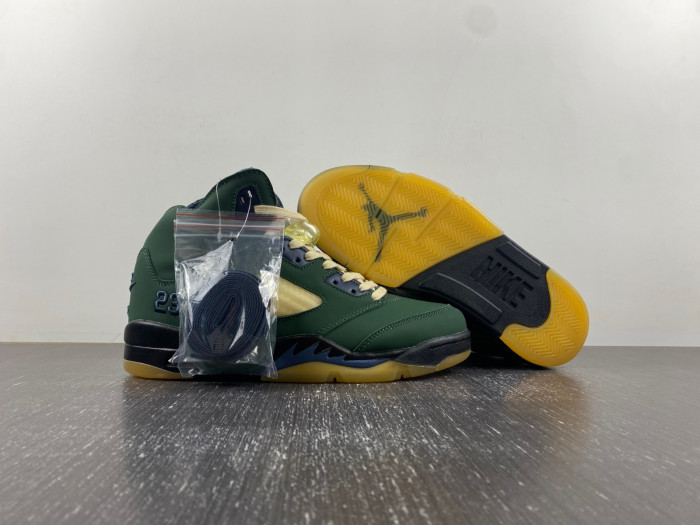 air jordan 5 "navy green” amm fz5758-003