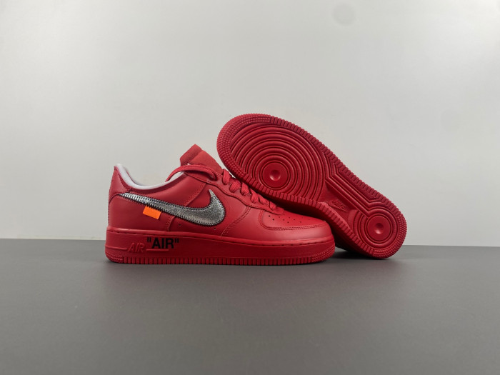 nike air force 1 low off-white red ao4297-600