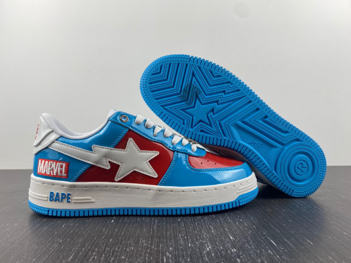 bape sta low x marvel comics spider-man