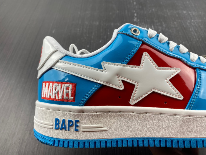 bape sta low x marvel comics spider-man