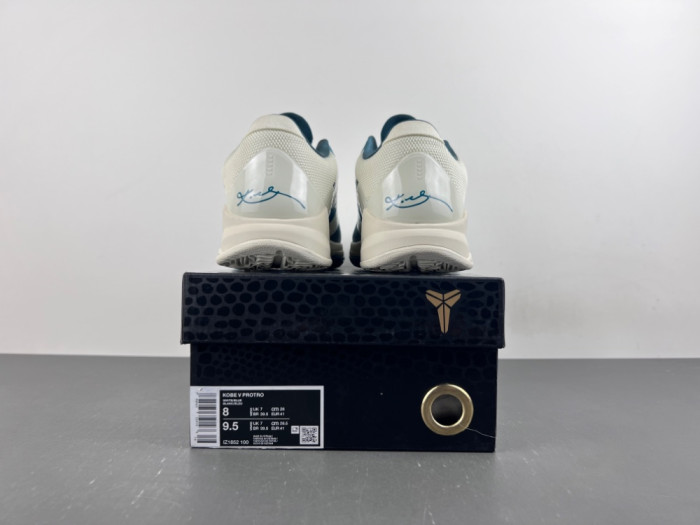Nike Kobe 5 Protro Caitlin Clark Coconut Milk Spruce IZ1852-100