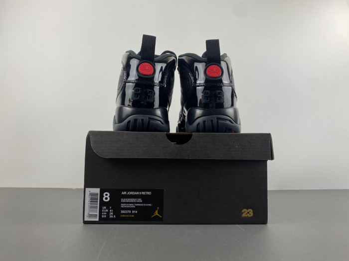 jordan 9 retro bred patent 302370-014