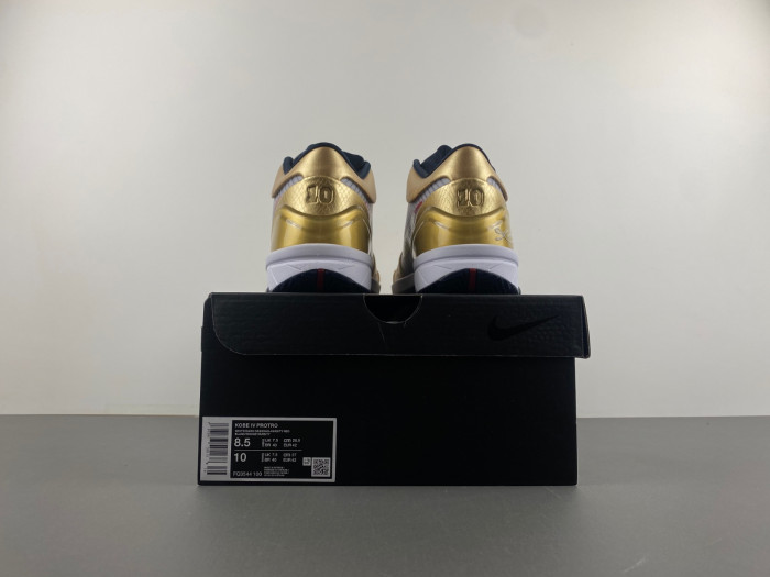 nike kobe 4 protro gold medal (2024) fq3544-100