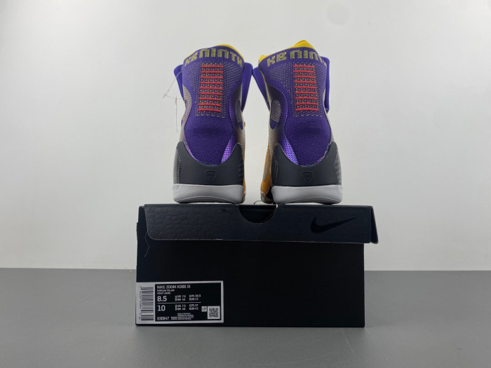 nike kobe 9 elite team 630847-500