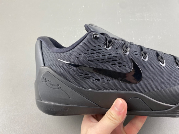 Nike Kobe 9 Elite Low EM Protro TB Triple Black IH5095-002
