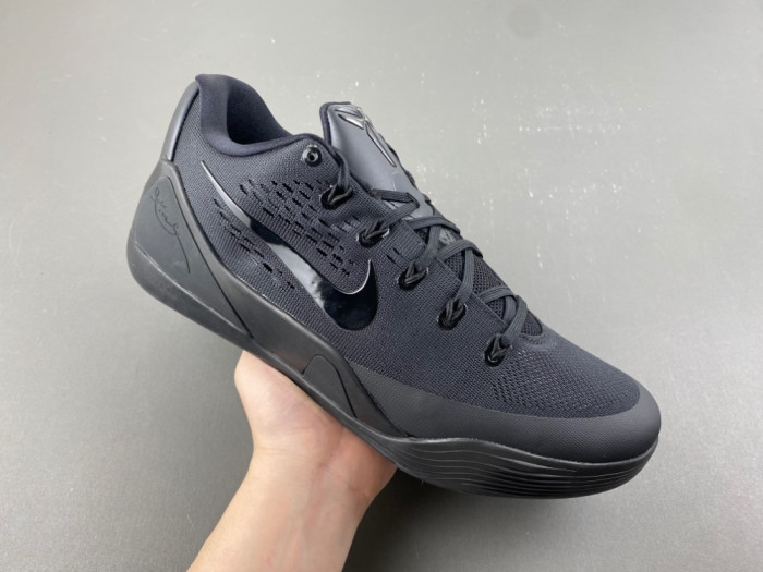 Nike Kobe 9 Elite Low EM Protro TB Triple Black IH5095-002