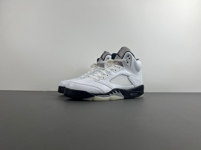 jordan 5 retro "white and black" dd0587-110