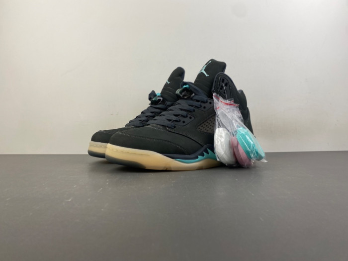 Jordan 5 Retro SoleFly Black Aurora Green IU0734-001
