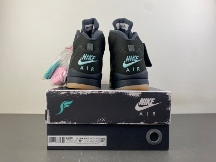 Jordan 5 Retro SoleFly Black Aurora Green IU0734-001