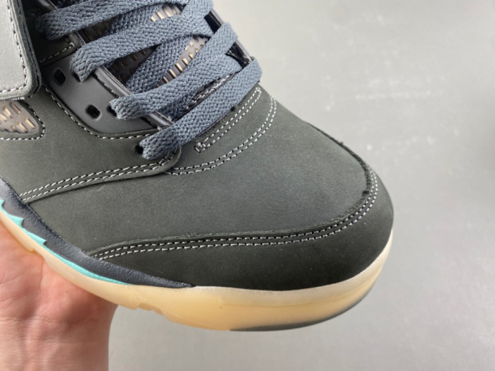 Jordan 5 Retro SoleFly Black Aurora Green IU0734-001
