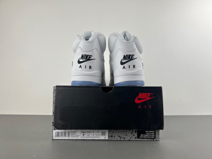 Air Jordan 5 Retro White Metallic HQ7978-103