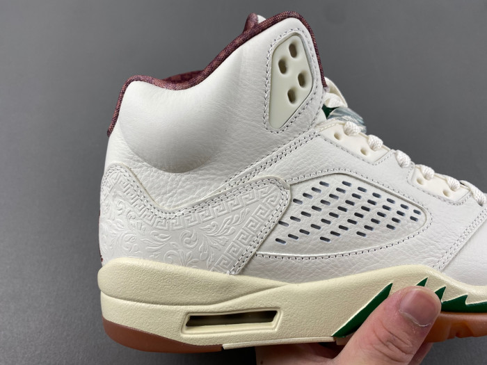 Air Jordan 5 "El Grito" Sail and Dark Pony HF8833-100