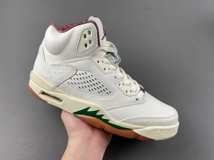 Air Jordan 5 "El Grito" Sail and Dark Pony HF8833-100