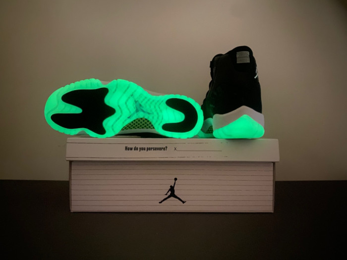 Jordan 11 Retro Black Barely Volt IB1378-001