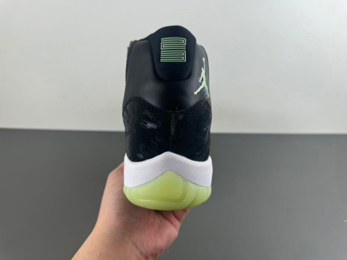 Jordan 11 Retro Black Barely Volt IB1378-001