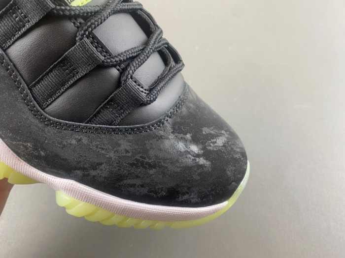 Jordan 11 Retro Black Barely Volt IB1378-001