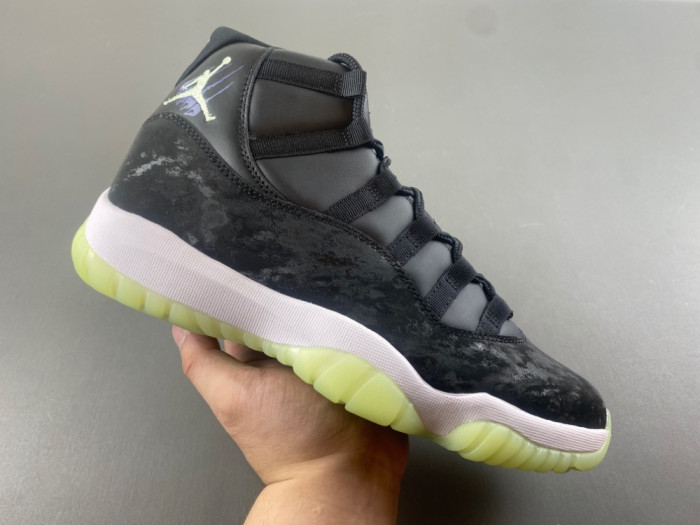 Jordan 11 Retro Black Barely Volt IB1378-001