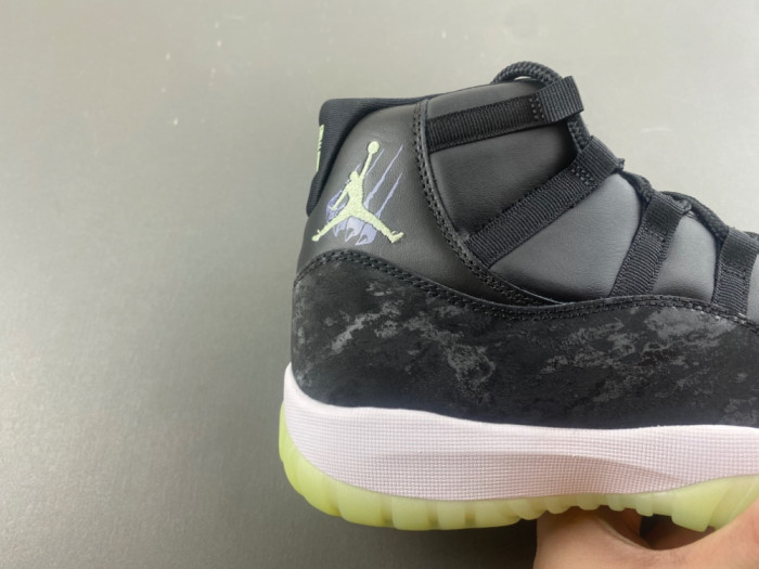 Jordan 11 Retro Black Barely Volt IB1378-001