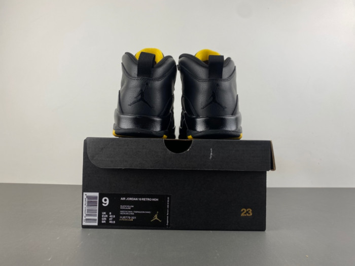 Air Jordan 10 Retro OG Black Yellow HJ6779-001
