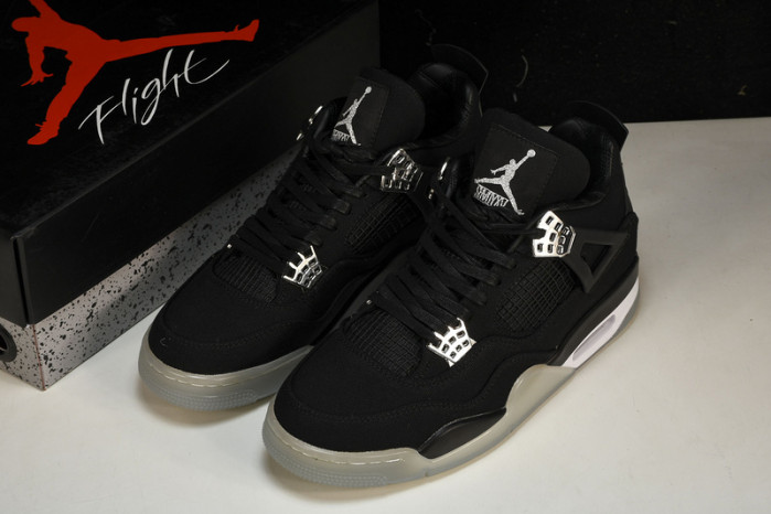 jordan 4 retro black and grey 1368-63