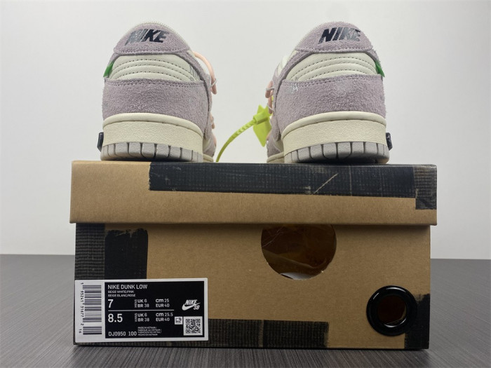 nike dunk low o-w lot 12 dj0950-100