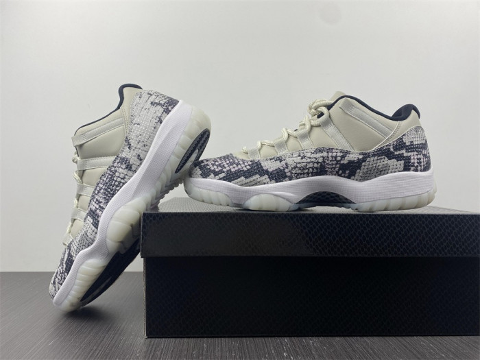 jordan 11 retro low snake light bone cd6847-002