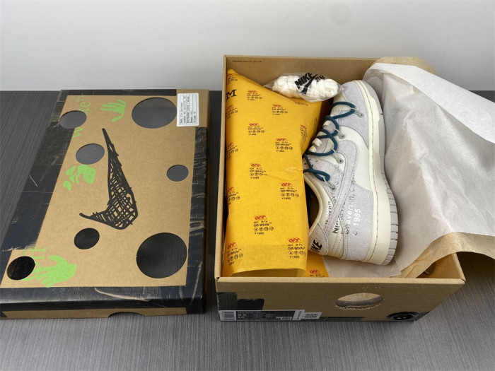 nike dunk low o-w lot 16 dj0950-111