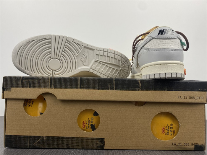 nike dunk low o-w lot 46 dm1602-102