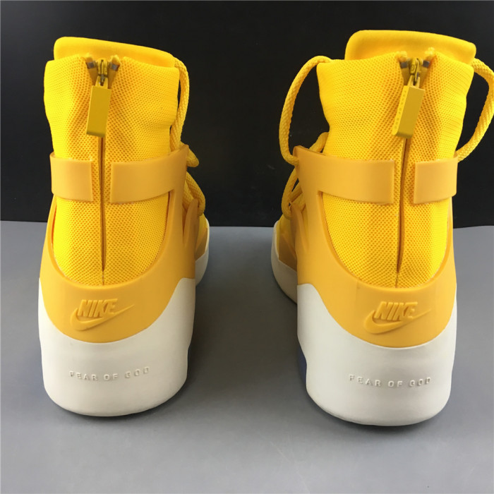 nike air fear of god 1 yellow ar4237-700