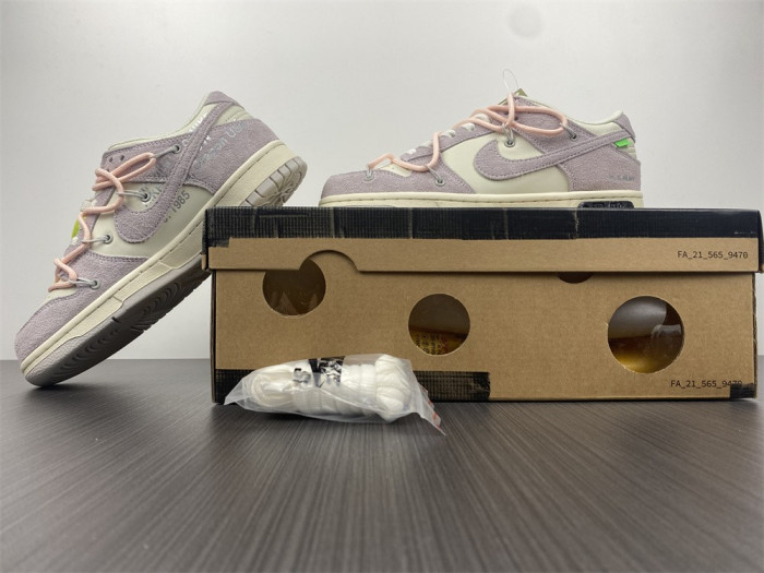 nike dunk low o-w lot 12 dj0950-100
