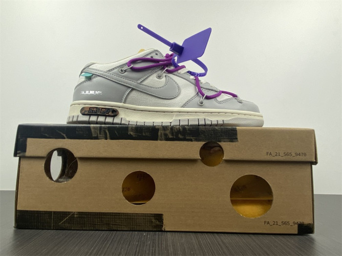 nike dunk low o-w lot 28 dm1602-111