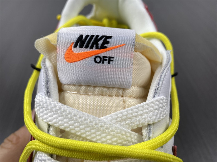 o-w x nike blazer low university red dh7863-100