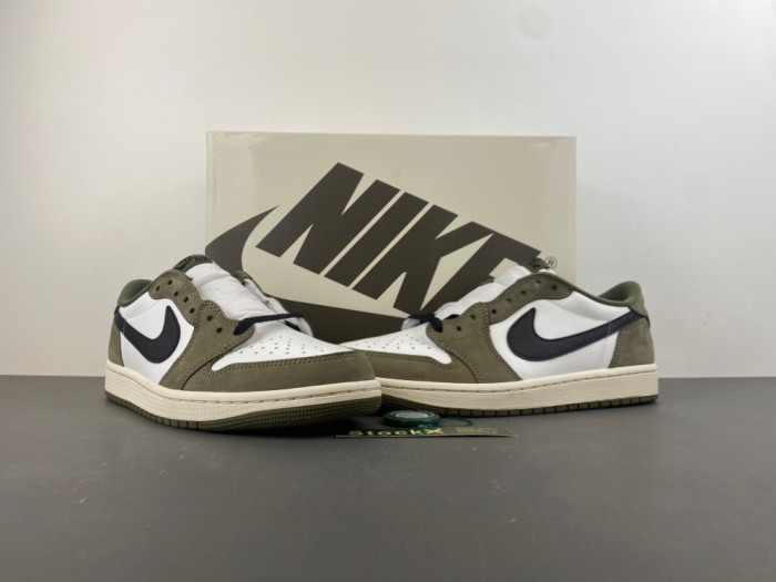 Air Jordan 1 Retro Low OG Medium Olive HQ6998-200
