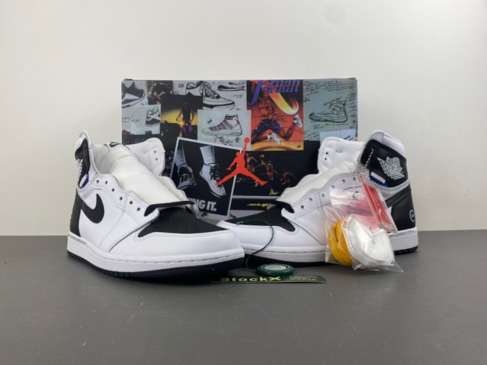 Air Jordan 1 Retro High OG SP Fragment x Union LA White Black