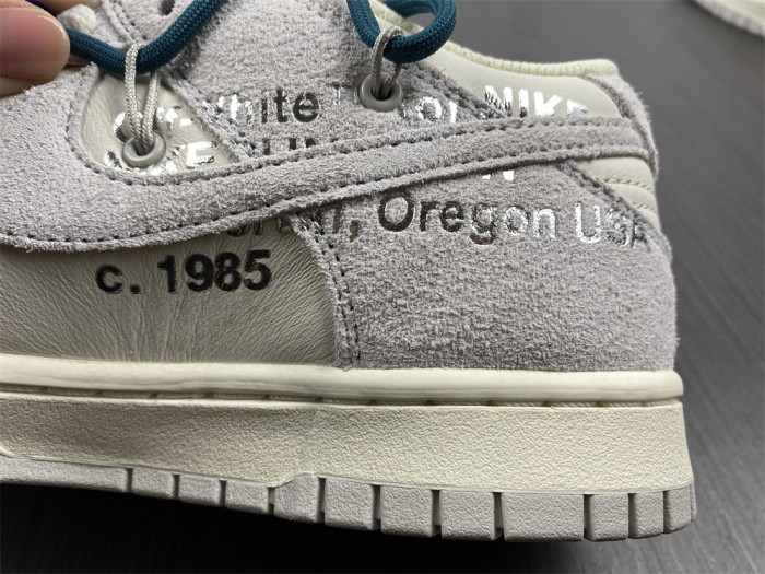 nike dunk low o-w lot 16 dj0950-111