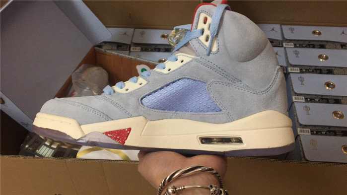 trophy room x air jordan 5 jsp ice blue ci1899-400