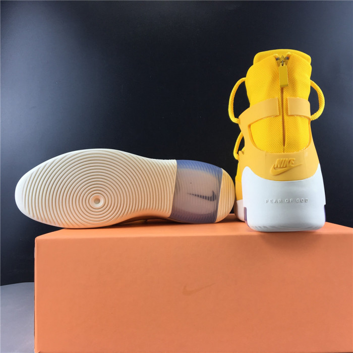 nike air fear of god 1 yellow ar4237-700