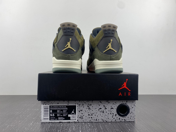 jordan 4 retro se craft medium olive fb9927-200