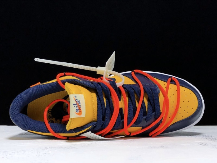 nike dunk low o-w michigan ct0856-700