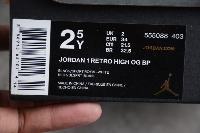 kids air jordan 1 retro high og