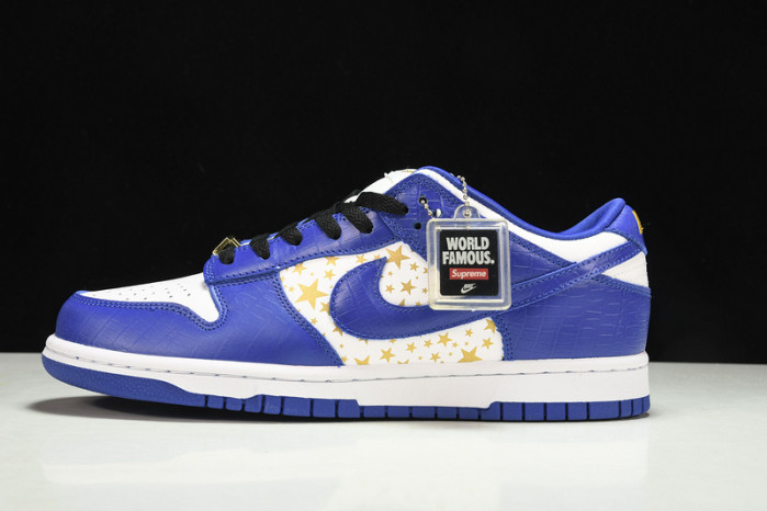 nike sb dunk low S*p*e stars hyper royal dh3228-100