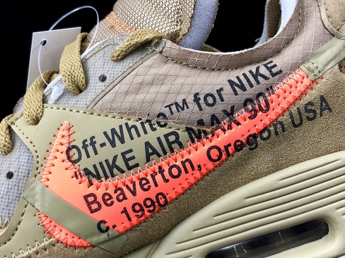 nike air max 90 o-w desert ore aa7293-200