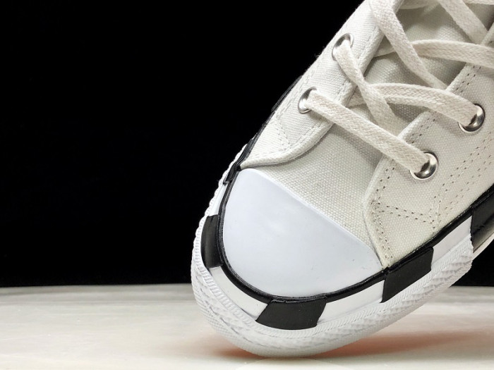 o-w x converse 2.0 white/black 163892c